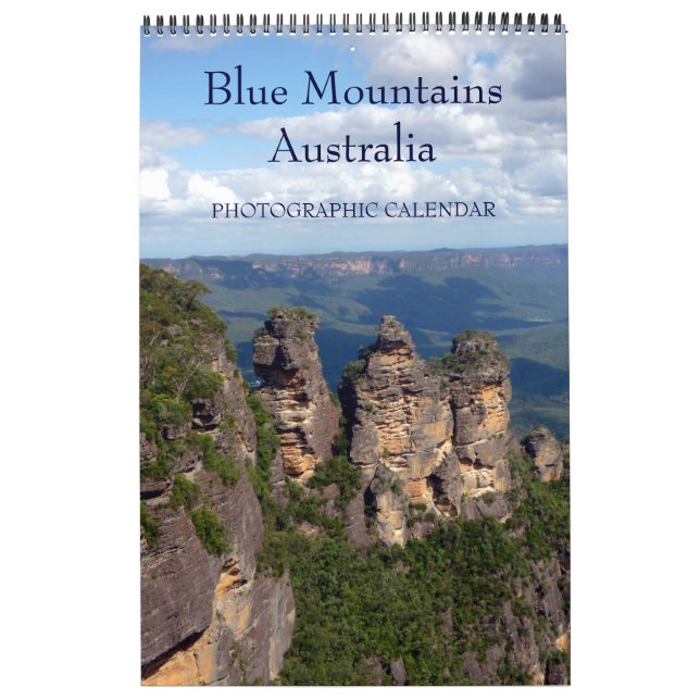 Calendário montanhas azuis austrália (Capa)