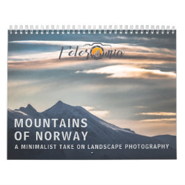 Calendário Montanhas da Noruega 2027