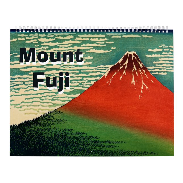 Calendário Monte Fuji 12 meses (Capa)