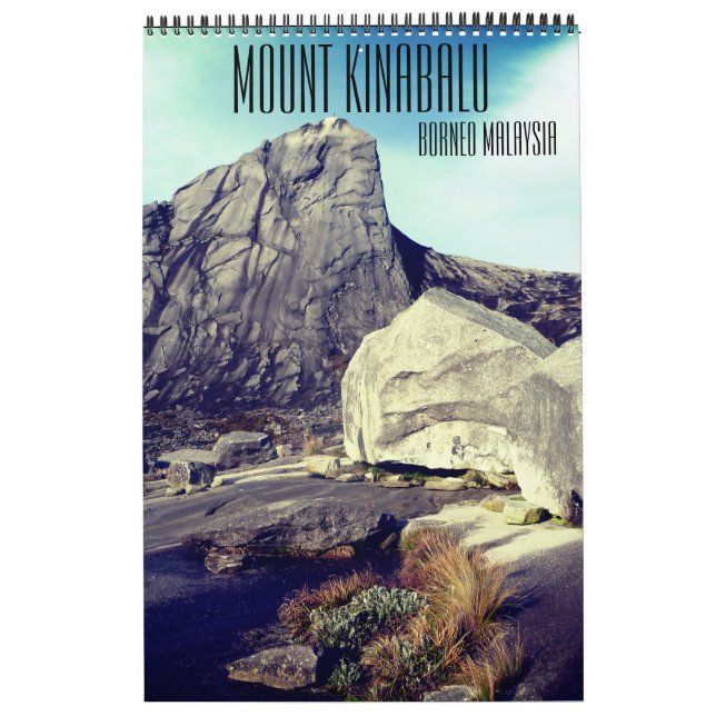 Calendário monte kinabalu bornéu (Capa)
