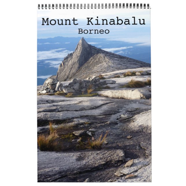 Calendário monte kinabalu bornéu (Capa)