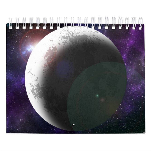 Calendário Moon and space (Capa)