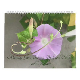 Calendário Morning Glory Beauty: Buds and Tendrils 2026