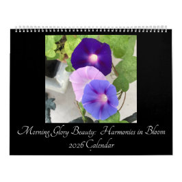 Calendário Morning Glory Beauty: Harmonies in Bloom 2026