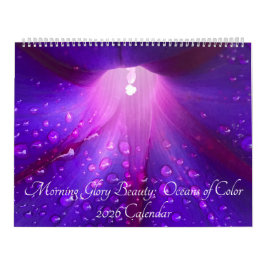 Calendário Morning Glory Beauty: Oceans of Color 2026
