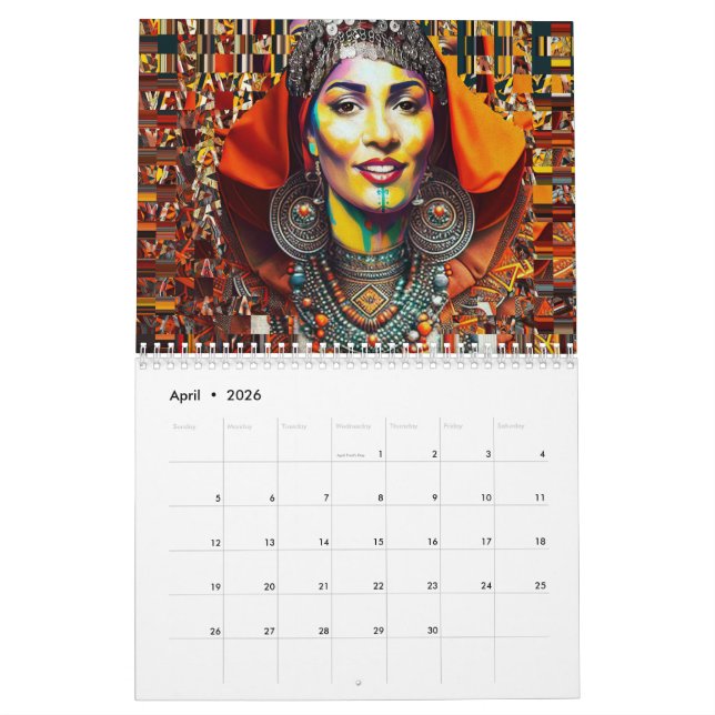 Calendário Moroccan Amazigh Beauty Calendrier (Abr 2026)