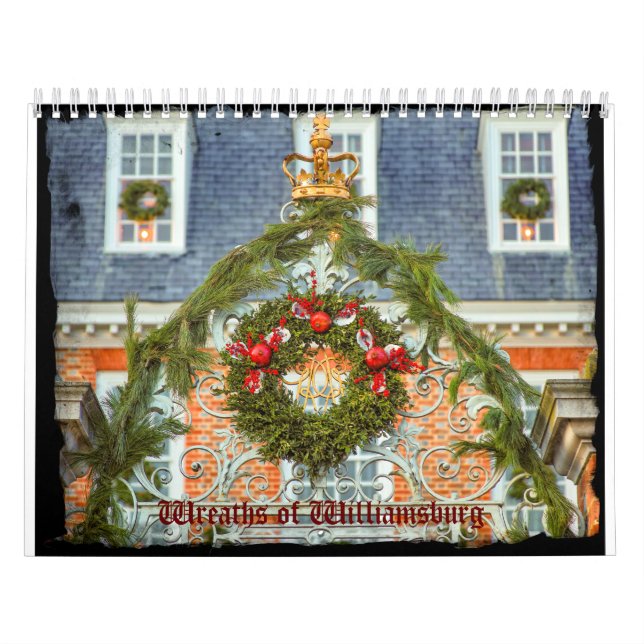 Calendário Mortes de Coloniais Williamsburg (Capa)
