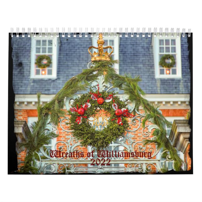 Calendário Mortes de Coloniais Williamsburg (Capa)