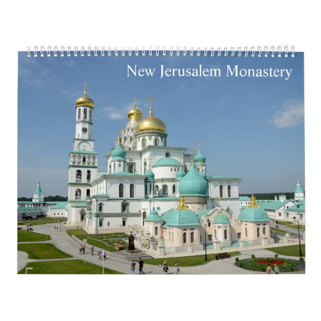 Calendário Mosteiro de Nova Jerusalém, 12 meses (Capa)