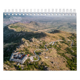 Calendário Mosteiros e Igrejas de Prilep: Uma Fotografia