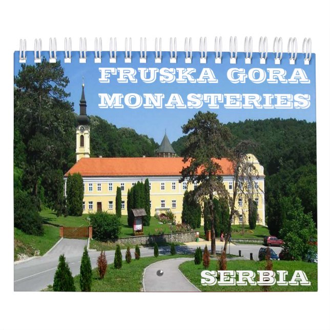 Calendário mosteiros na Sérvia (Capa)