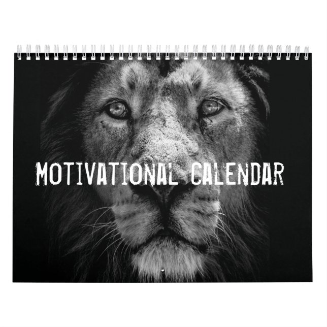 Calendário Motivação Animal - Inspiração Gym Hustle (Capa)