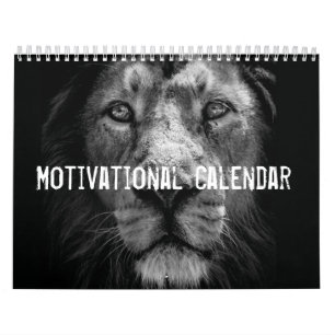 Calendário Motivação Animal - Inspiração Gym Hustle