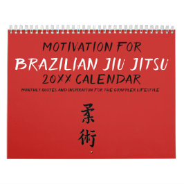 Calendário Motivacional Jiu Jitsu 2019