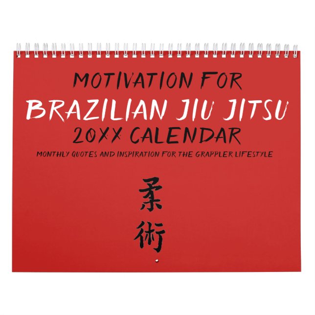 Calendário Motivacional Jiu Jitsu 2019 (Capa)