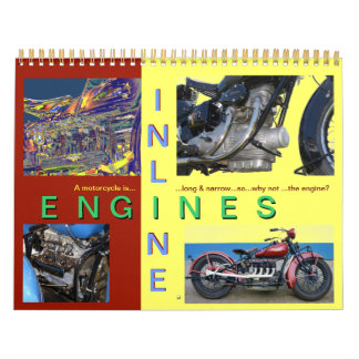 Calendário Motociclos em linha