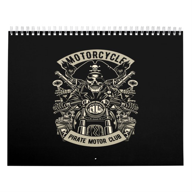 Calendário motorcycle pirate motor club (Capa)