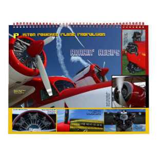 Calendário Motores Antiquedas de Aeronaves Grande 2014