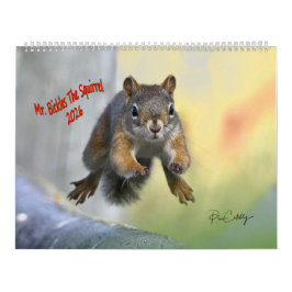 Calendário Mr. Bickles The Squirrel 2026 calendar