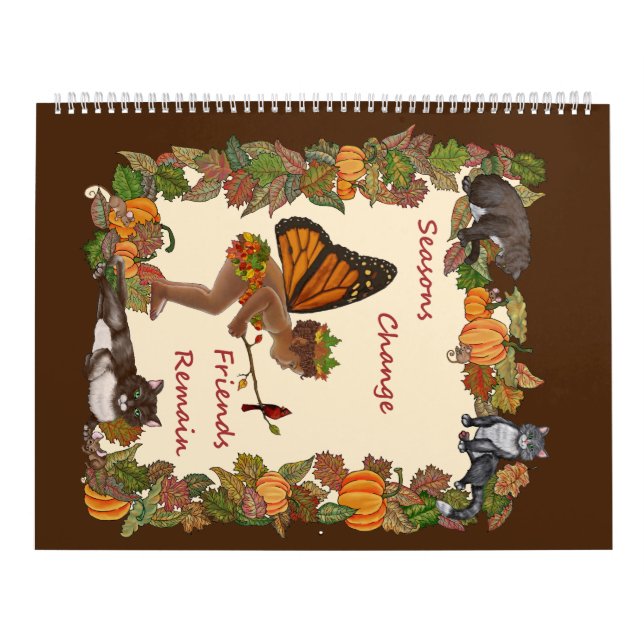 Calendário Mudança das estações (Capa)