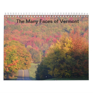 Calendário Muitas caras de Vermont