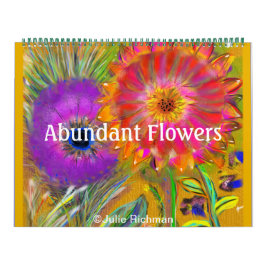 Calendário Muitas Flores Abundantes