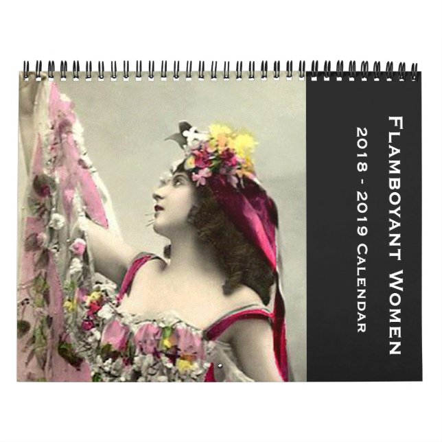 Calendário Mulheres chamativos 12 meses começo setembro de (Capa)