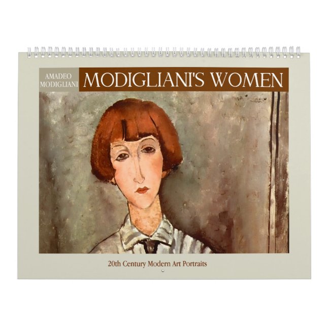 Calendário Mulheres de Modigliani 2027 (Capa)