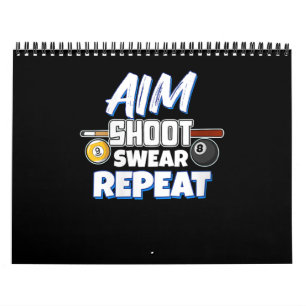 Calendário Mulheres Engraçadas Jogador De Piscinas Gift Billi