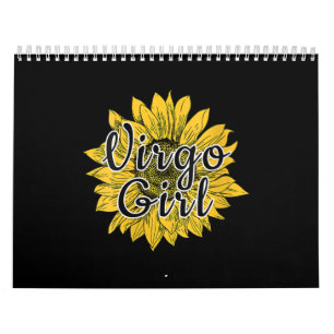 Calendário Mulheres Virgo Girl Setembro Aniversário