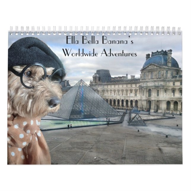 Calendário mundial de Aventuras de Ella Bella Bana (Capa)