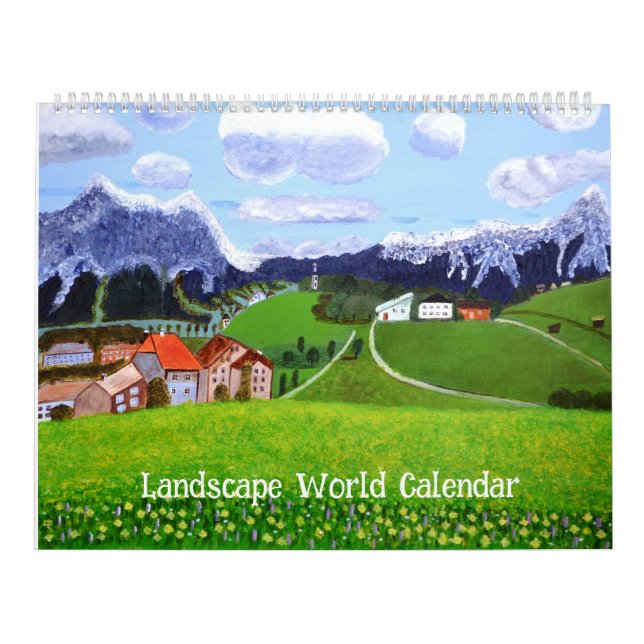 Calendário Mundial Paisagem (Capa)