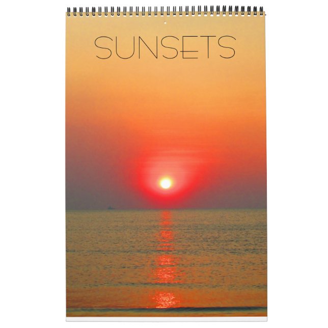 Calendário mundo do pôr do sol (Capa)