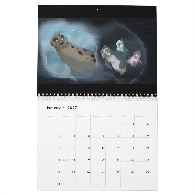 Calendário Mundo selvagem 2010 (Jan 2027)