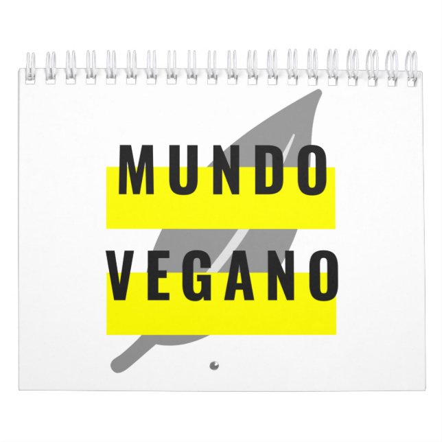 Calendário Mundo vegano | Vegan world (Capa)