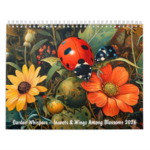 Calendário Murmurinhos do Jardim – Insetos & Asas Entre Flore