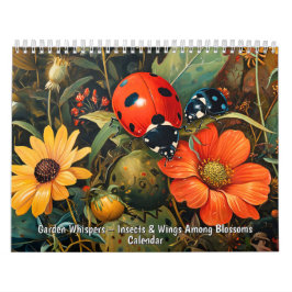 Calendário Murmurinhos do Jardim – Insetos & Asas Entre Flore