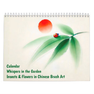 Calendário Murmurinhos no Jardim – Insetos & Flores na China
