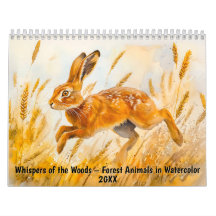 Murmurios do Bosque – Animais da Floresta em Aquar