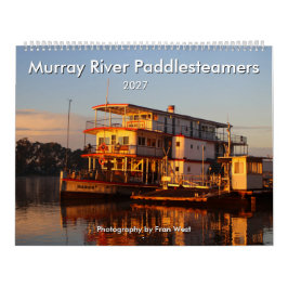 Calendário Murray River Paddlesteamers 2027