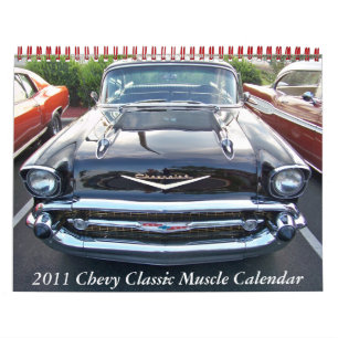 Calendário Muscular Clássico de Chevy 2011