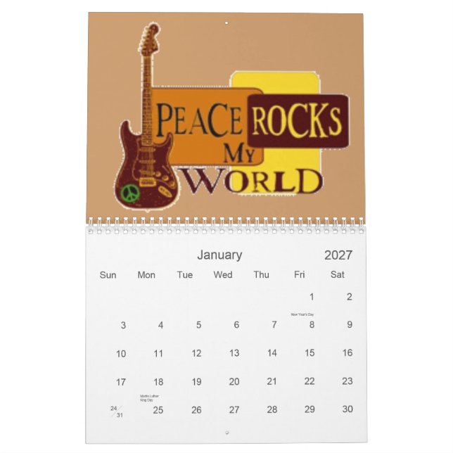 Calendário Música 2007 (Jan 2027)