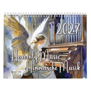 Calendário Música Celestial – Himmlische Musik, 2027 – Um Anj
