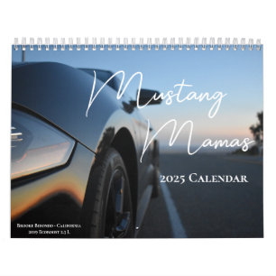 Calendário Mustang Mamas 2025 Calendar