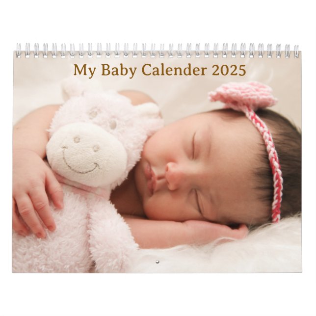 Calendário My Baby Calender 2025 (Capa)