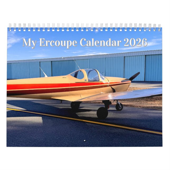 Calendário My Ercoupe Calendar 2026 (Capa)