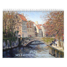 Calendário My Favorite Paintings – 2026 Calendar