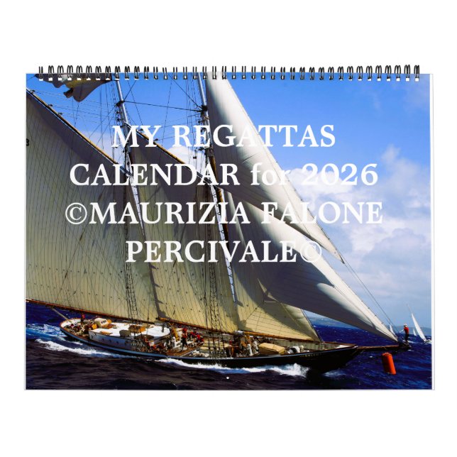 Calendário My Regattas Calendar for a Joyful 2026.   (Capa)