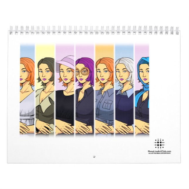 Calendário My Year with MonaLiza (Capa)