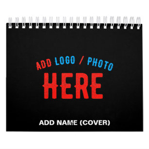 CALENDÁRIO NA MODA MODERNO PERSONALIZÁVEL NEGRO VERIFICADO CO